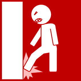 kick wall